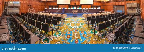 Panoramic View of the ICJ Courtroom Editorial Stock Image - Image of ...