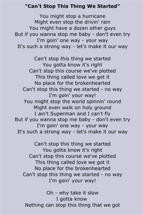 Bryan Adams - Can't Stop This Thing We Started