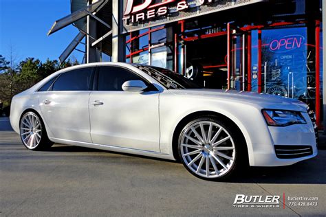 Audi A8 with 22in Vossen VFS2 Wheels exclusively from Butler Tires and Wheels in Atlanta, GA ...