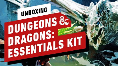 Dungeons & Dragons: Unboxing the D&D Essentials Kit - YouTube