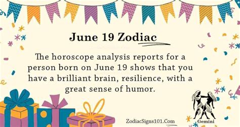 June 19 Zodiac is a Cusp Gemini and Cancer, Birthdays and Horoscope ...