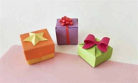 3 Ways of Making Origami Boxes with Paper & Lid (with Video)