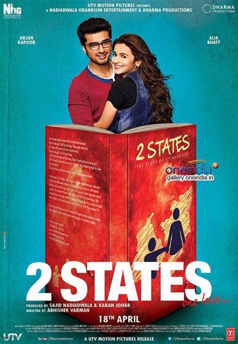 2 States Photos - Two States Movie Poster - 664x960 Wallpaper - teahub.io