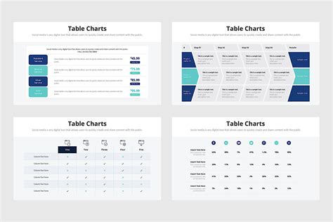 Table Charts PPT Infographic Templates for PowerPoint Google Slides ...