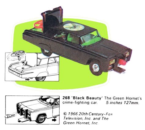 Green Hornet Black Beauty crime-fighting car (Corgi Toys 268) - The ...