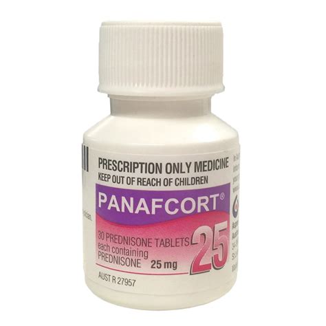 Panafcort Tab 25mg P30 RD - SSS Australia - SSS Australia Medical ...