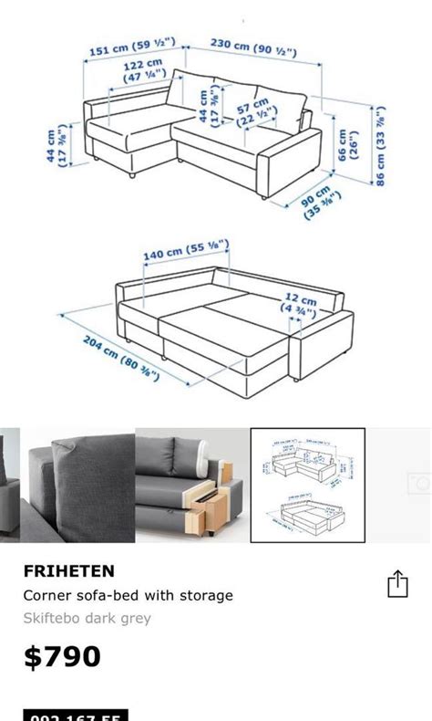 Friheten Sofa Dimensions - Home Alqu