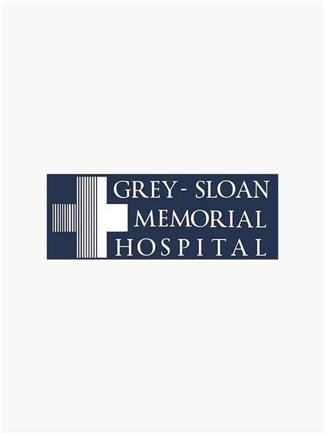 "Grey-Sloan Memorial Hospital" Sticker by lolcandybar | Redbubble | Grey anatomy quotes ...