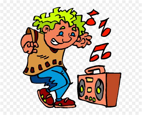 Singer Clipart Talented Child - Listening To Loud Music Clip Art, HD ...