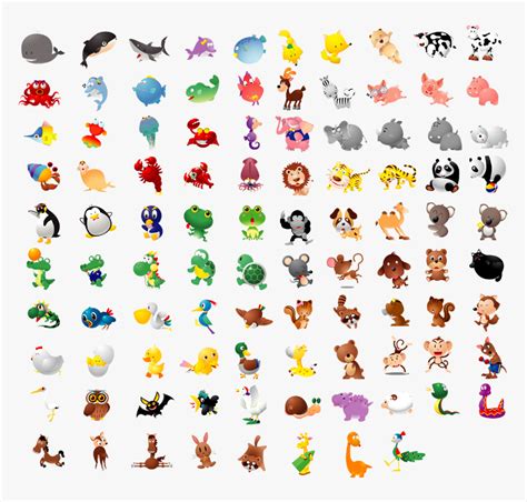 All The Pokemon Animals, HD Png Download , Transparent Png Image - PNGitem