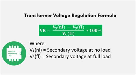 Voltage Regulation of Transformer [Formula and Definition]