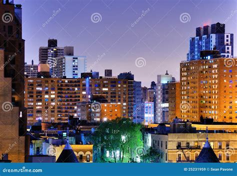 Upper West Side Apartments editorial stock image. Image of rises - 25231959