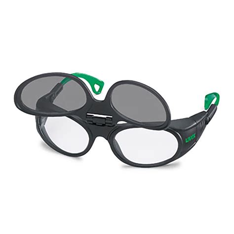 uvex RX cd 5505 prescription safety spectacles with flip-up welding shade | Prescription safety ...