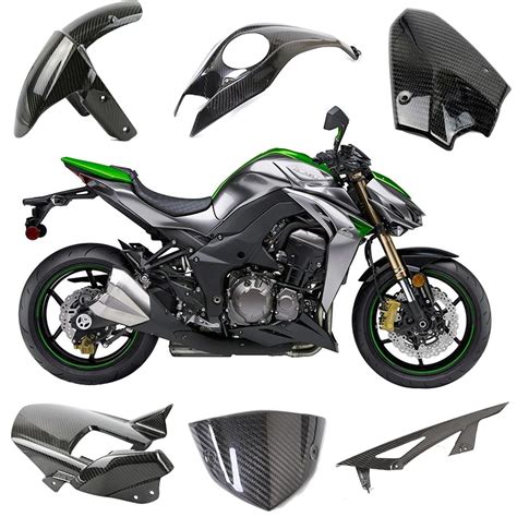 Kawasaki Z1000 Motorcycle Full Set Of Carbon Fiber Modification Parts ...