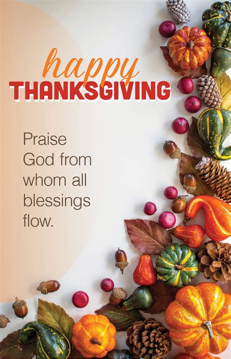 Thanksgiving Bulletin: Praise God (Package of 100) | Lifeway | Happy ...