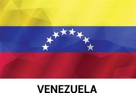 Venezuela flag design card vector 13372142 Vector Art at Vecteezy