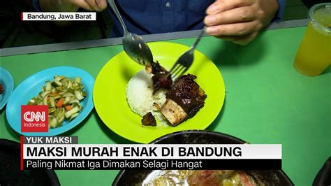 Makan Siang Murah Enak di Bandung - YouTube