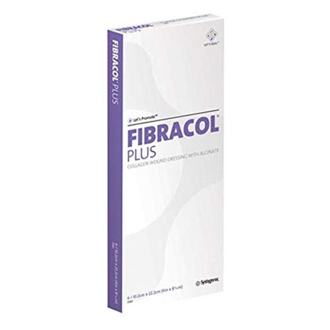 Amazon.com: Dressing Wound Fibracol Plus Collagen 4x8-3/4" Absorbent 36/Bx: Industrial & Scientific