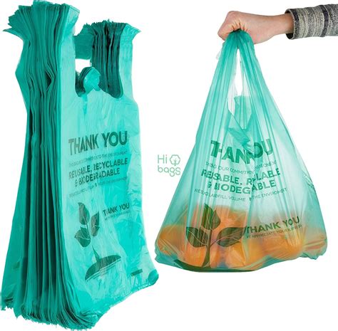 Eco Grocery Biodegradable Plastic Reusable Supermarket Shopping Bags M - QINGDAO BEAUFY GROUP