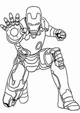 Iron Man Color Pages Printables sketch template