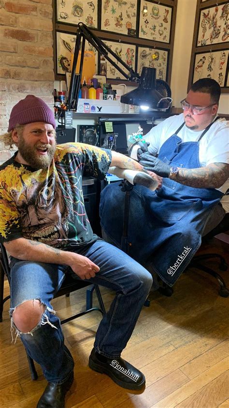 Jonah Hill gets new dolphin tattoo in NYC