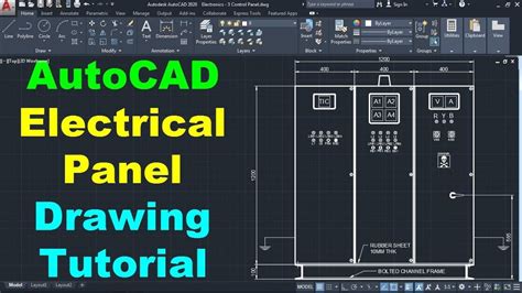 AutoCAD Electrical Control Panel Board Drawing Tutorial for Electrical Engineers in 2021 ...