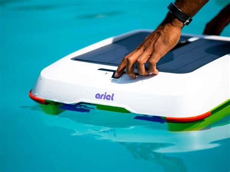 Ariel Solar Robotic Pool Skimmer Swimming Pool Chemicals, Swimming Pool ...