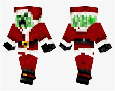 Santa Creeper - Minecraft Skin Santa - 804x576 PNG Download - PNGkit