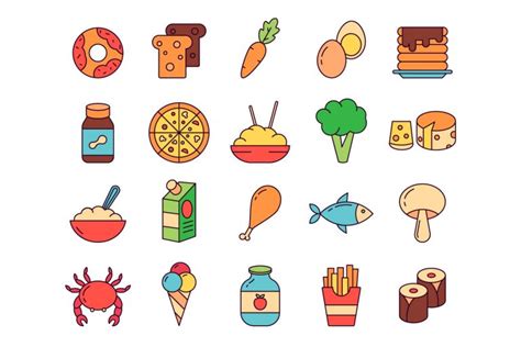 Food Vector Free Icon Set - GraphicSurf.com