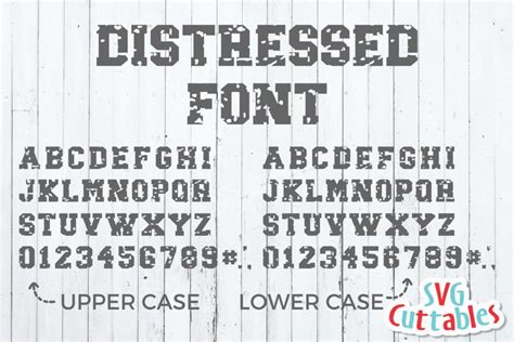 Distressed Font, Grunge Font (60474) | SVGs | Design Bundles