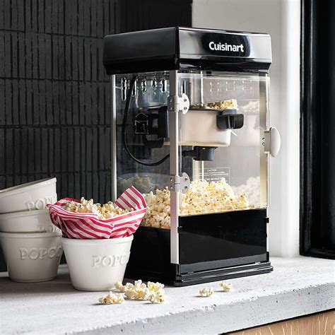 Cuisinart Theater-Style Black Popcorn Maker + Reviews | Crate & Barrel ...