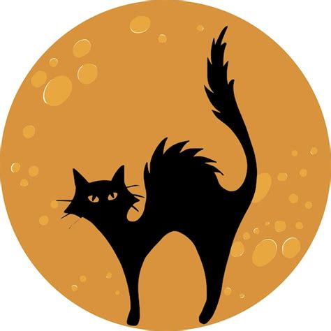 Premium Vector | Halloween moon silhouette