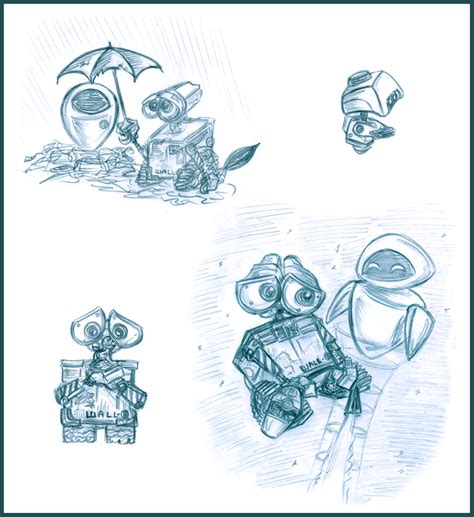 WALL-E sketches by Lilostitchfan on DeviantArt