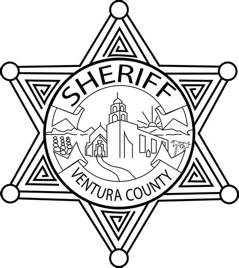 ArtStation - Badge Sheriff Ventura County, California svg vector file ...