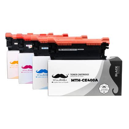 Compatible HP 507A Toner Cartridge Combo BK/C/M/Y - Moustache®