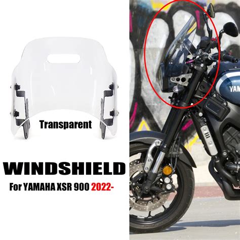 XSR900 Windshield Windscreen For Yamaha XSR 900 xsr900 2022 2023 ...