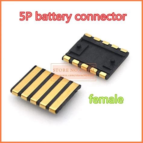 free shipping 5Pin mobile battery connector 5P female plug pitch 2.54mm 10pcs/lot-in Connectors ...