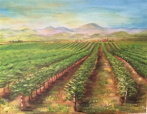 Vineyard Painting