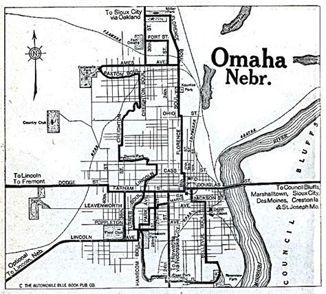 Omaha Nebraska 1920 Map - Omaha Nebraska • mappery