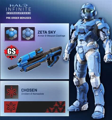 Halo Infinite Promotional Armor Coatings and Weapon Skins