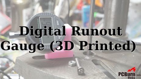 Measuring Runout on a Drill Press (3D Printed Tool) - PCBurn