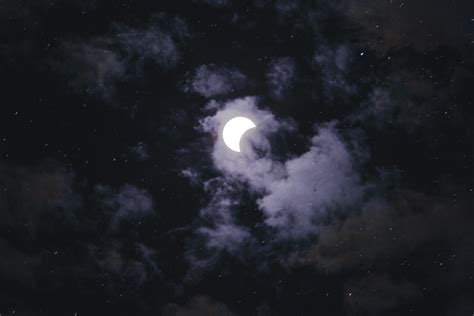 Moon Sky Anime Dark Wallpapers - Wallpaper Cave