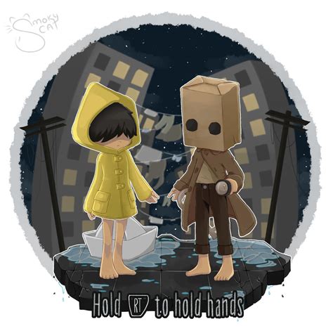 Little nightmares 2 - Six and Mono by Smokycat007 on DeviantArt