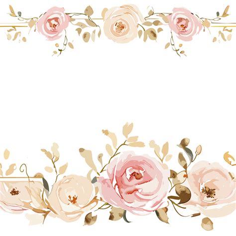 Flower border transparent background 24758720 PNG