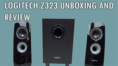 Logitech Z323 Speakers UNBOXING AND REVIEW - YouTube