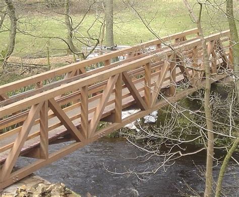 Truss girder timber bridges | Sarum Hardwood Structures | ESI External Works