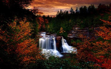 Autumn Sunset Rock Creek Wallpapers - Wallpaper Cave