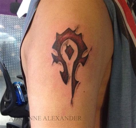 adriennetattoos:the-horde-wow-horde-world-of-warcraft-color