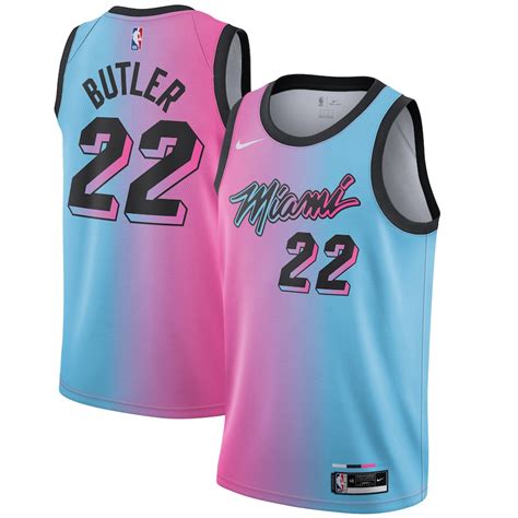 Jimmy Butler Miami Heat Nike Youth 2020/21 Swingman Jersey Pink/Blue ...