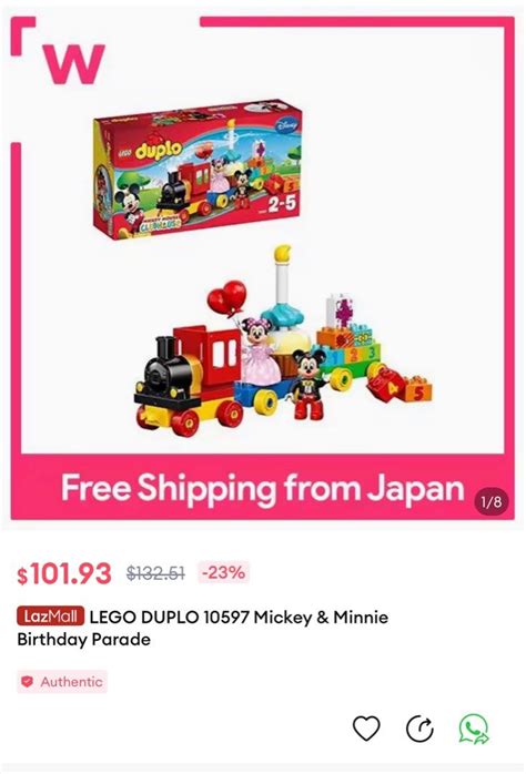 Lego Duplo Mickey and Minnie birthday parade 10597, Hobbies & Toys, Toys & Games on Carousell